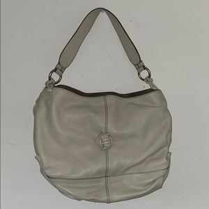 Banana Republic White Leather Shoulder Bag